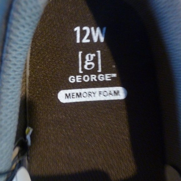 Men's Wide Sz12 George Slip on Lightweight comfort sneakers with memory foam - Picture 8 of 10